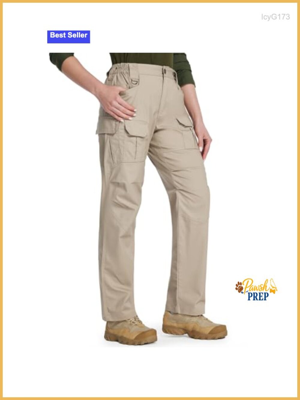 Stretch Ripstop Cargo Work Pants Water Resistant Lightweight Hiking Pants